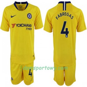 Koszulka Chelsea Cesc Fabregas 4 Dziecięcy Wyjazdowe Koszulki Piłkarskie 2018-2019 Krótki Rękaw